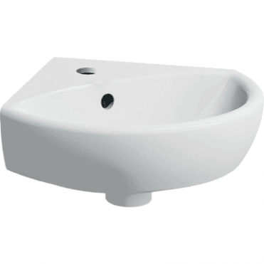 Geberit Selnova 414mm Corner Basin-1 Tap Hole