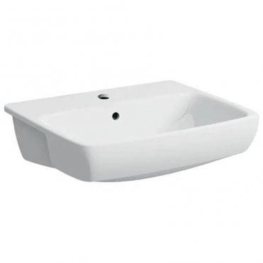 Geberit Selnova 550mm Semi Recessed Basin-1 Tap Hole