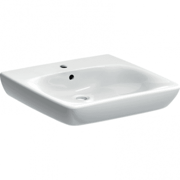 Geberit Selnova 550mm Wall Hung Basin-1 Tap Hole