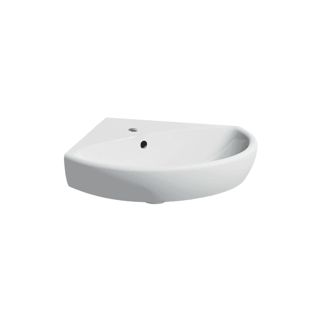 Geberit  Selnova 590mm Corner Basin-1 Tap Hole
