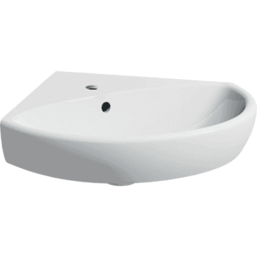 Geberit Selnova 590mm Corner Basin-1 Tap Hole