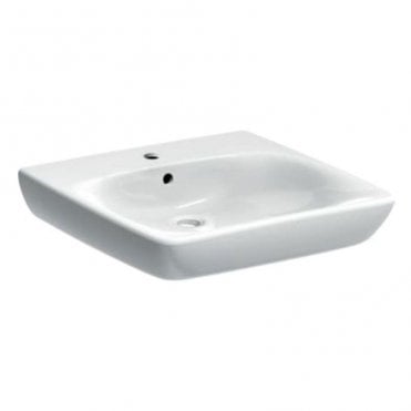Geberit Selnova 650mm Wall Hung Basin-1 Tap Hole