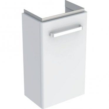 Geberit Selnova Compact 348mm Single Door Vanity Unit With Basin-1 RH Tap Hole-White