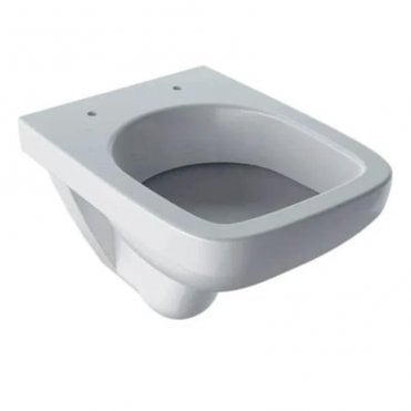 Geberit Selnova Compact 360mm Wall Hung Toilet With Stainless Steel Hinges Toilet Seat
