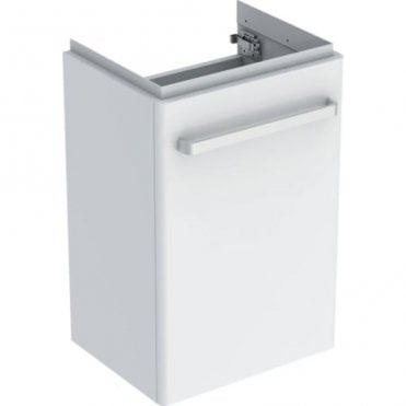 Geberit Selnova Compact 400mm Single Door Vanity Unit With Basin-1 Tap Hole-White