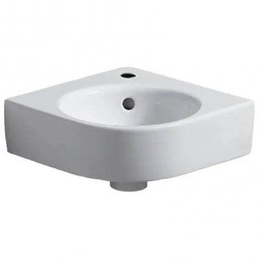 Geberit Selnova Compact 450mm Corner Basin-1 Tap Hole