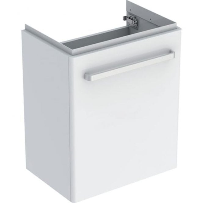 Geberit  Selnova Compact 500mm Single Door Vanity Unit With Basin-1 Tap Hole-White