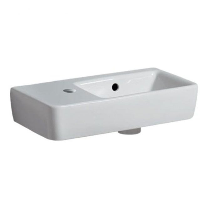 Geberit  Selnova Compact 500mm Wall Hung Basin-1 LH Tap Hole