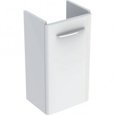 Geberit Selnova Square 300mm Single Door Vanity Unit With Basin-2 Tap Hole-White
