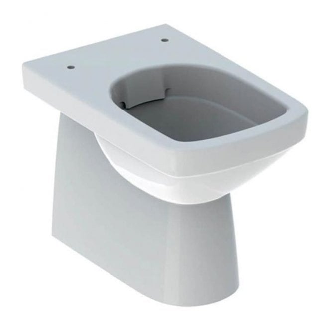 Geberit  Selnova Square 355mm Back To Wall Toilet With Standard Toilet Seat