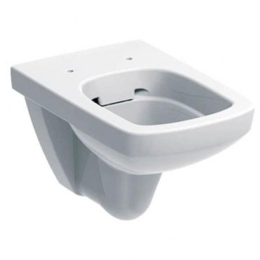Geberit Selnova Square Rimless 350mm Wall Hung Toilet & Soft Close Toilet Seat