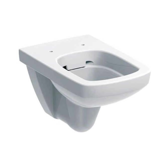 Geberit  Selnova Square Rimless 350mm Wall Hung Toilet & Standard Toilet Seat