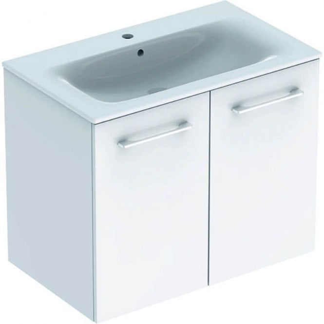 Geberit  Selnova Square S 1000mm Two Door Wall Hung Vanity Unit With Basin