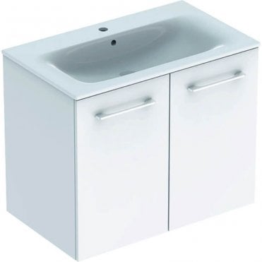 Geberit Selnova Square S 1000mm Two Door Wall Hung Vanity Unit With Basin