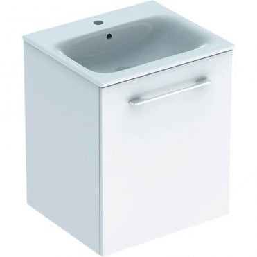 Geberit Selnova Square S 600mm One Door Wall Hung Vanity Unit With Basin