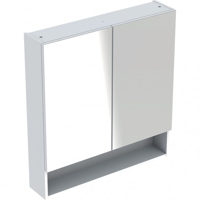Geberit  Selnova Square S Two Door Wall Hung Mirror Cabinet
