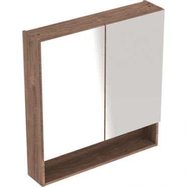 Geberit Selnova Square S Two Door Wall Hung Mirror Cabinet