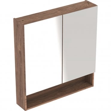 Geberit Selnova Square S Two Door Wall Hung Mirror Cabinet