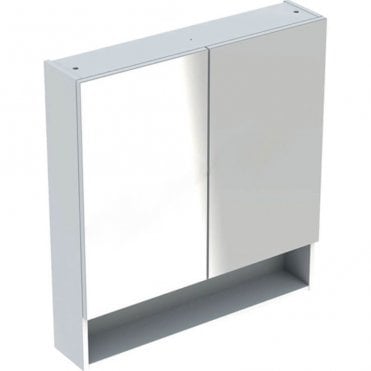 Geberit Selnova Square S Two Door Wall Hung Mirror Cabinet