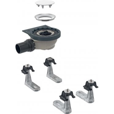 Geberit Setaplano Installation Frame-6 Feet Installation Set-Depth of water seal-50mm-D50mm-Chrome
