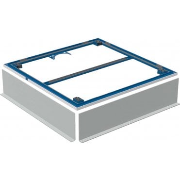 Geberit Setaplano Installation Frame for shower tray-1000mm x 1000mm-Chrome