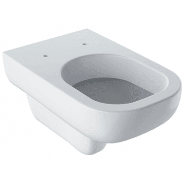 Geberit Smyle 350mm Wall Hung Toilet With Square Standard Toilet Seat
