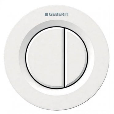 Geberit Type 01 Dual Flush Plate Button For 80mm Concealed Cistern