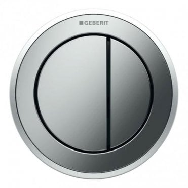 Geberit Type 10 Pneumatic Dual Flush Plate Button For 80mm Concealed Cistern