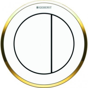 Geberit Type 10 Pneumatic Dual Flush Plate Button For 80mm Concealed Cistern