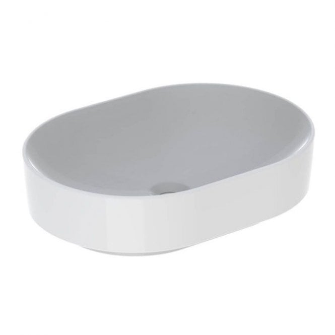 Geberit  VariForm Elliptic Lay-On 550mm Wall Hung Basin