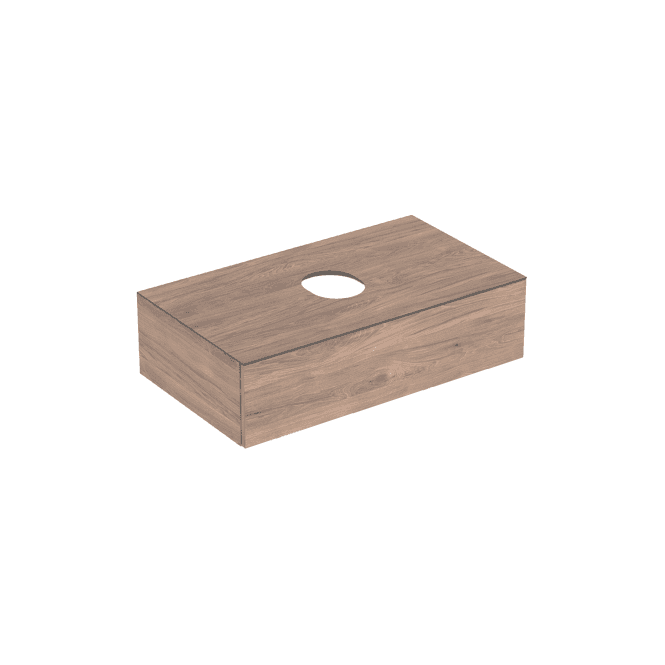 Geberit  VariForm One Drawer 900mm Wall Hung Vanity Unit For Lay on basin