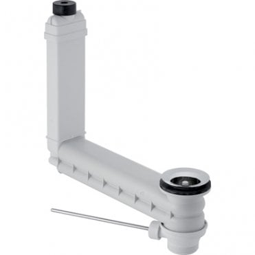 Geberit Washbasin Clou Waste With Lever Actuation And Double Joint-White