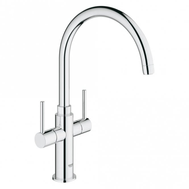 Grohe  Ambi Cosmopolitan Two Handle Kitchen Sink Mixer Tap - Chrome