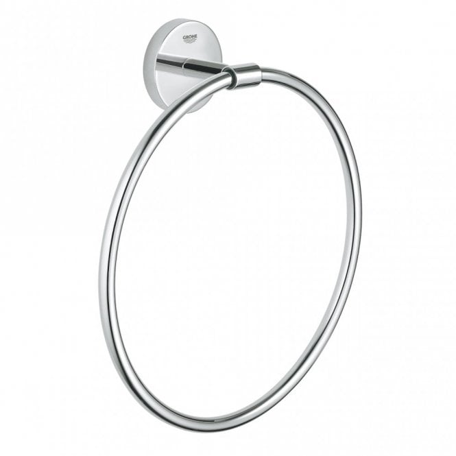 Grohe  BauCosmopolitan Towel Ring - Chrome