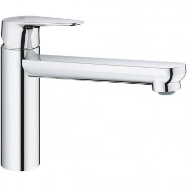 Grohe BauCurve C-spout Kitchen sink mixer Tap - Chrome