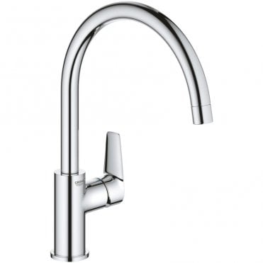 Grohe BauEdge Kitchen Sink Mixer Tap - Chrome