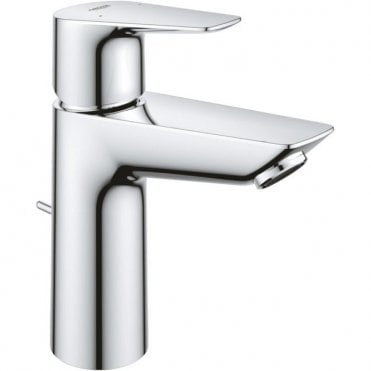 Grohe BauEdge M Size Basin Mixer Tap With Pop Up Waste - Chrome