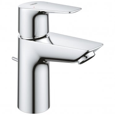 Grohe Bauedge S Size Basin Mixer Tap With Pop Up Waste - Chrome