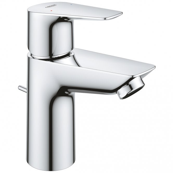 Grohe  Bauedge S-Size Basin Mixer Tap With Pop Up Waste - Chrome