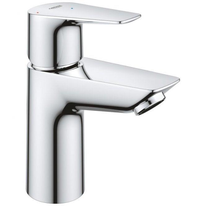 Grohe  Bauedge S-Size Cold Start Basin Mixer Tap With Pop Up Waste - Chrome