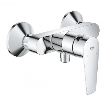 Grohe Bauedge Single Lever Exposed Shower Mixer Valve - Chrome