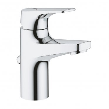 Grohe BauFlow S Size Basin Mixer Tap With Pop Up Waste - Chrome