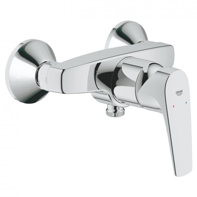 Grohe  BauFlow Single Lever Shower Mixer Valve - Chrome