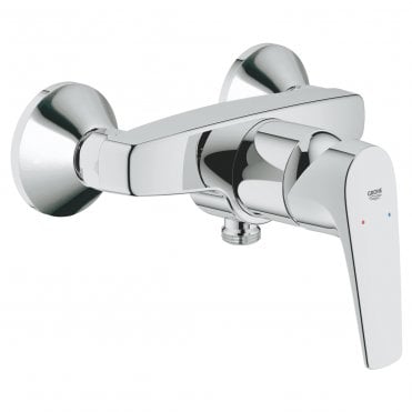 Grohe BauFlow Single Lever Shower Mixer Valve - Chrome