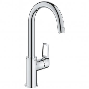 Grohe Bauloop L-Size Smooth Body Basin Mixer Tap - Chrome