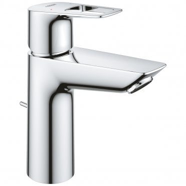 Grohe Bauloop M-Size 1/2Ã¢â‚¬³ Basin Mixer Tap With Pop Up Waste - Chrome