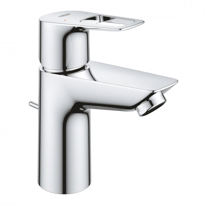 Grohe  Bauloop S-Size LowFlow Basin Mixer Tap With Pop Up Waste - Chrome