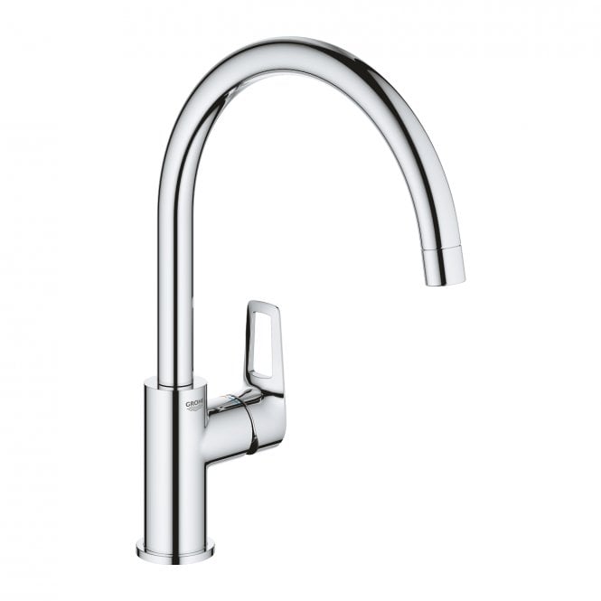 Grohe  Bauloop Single Lever Mono Kitchen Sink Mixer Tap - Chrome