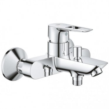 Grohe BauLoop Wall Mounted Single lever Bath Shower mixer Tap - Chrome