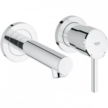 Grohe Concetto 2 Hole Basin Mixer Tap - Chrome